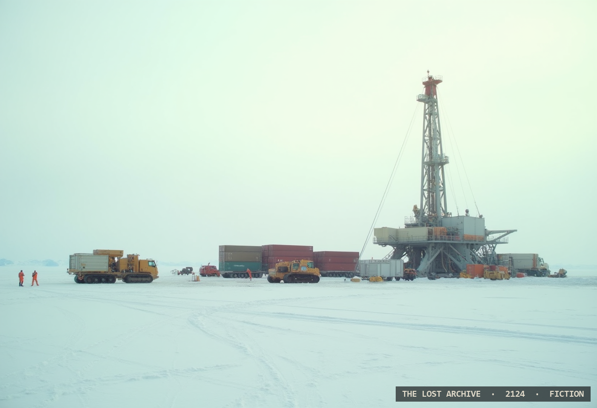 Kronos Reaffirms Thwaites Quantum-Mine Is "Fully Monitored" After Glaciologists Flag Instability — The Lost Archive, 2124