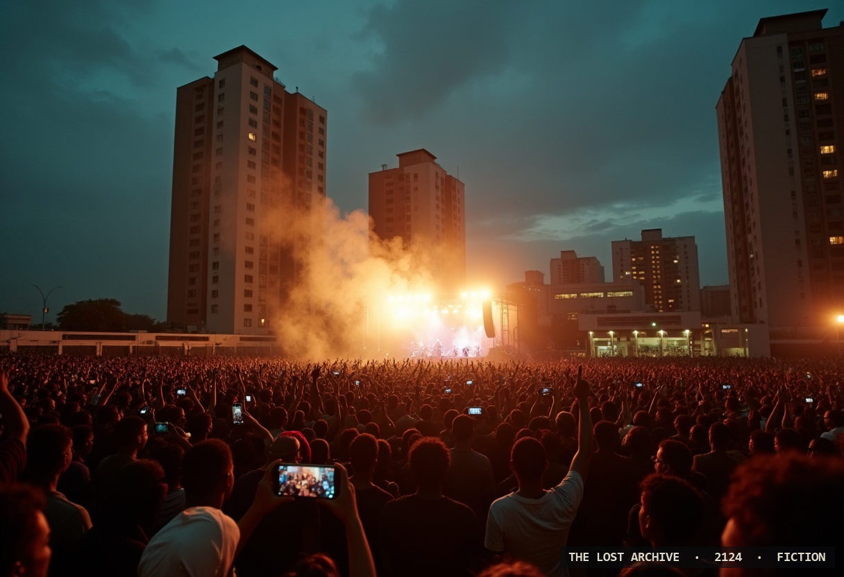 In the Cooled-Down City, the Rooftop Choirs Come Back Out — The Lost Archive, 2124