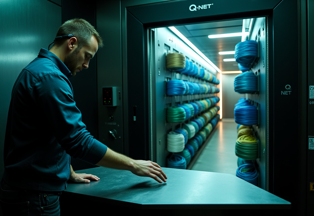 Q-Net Locks a City's Records the Way a Vault Locks a Door — The Lost Archive, 2124